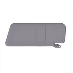 آفتابگير پايه پلاستيكي راست طوسي پرايد